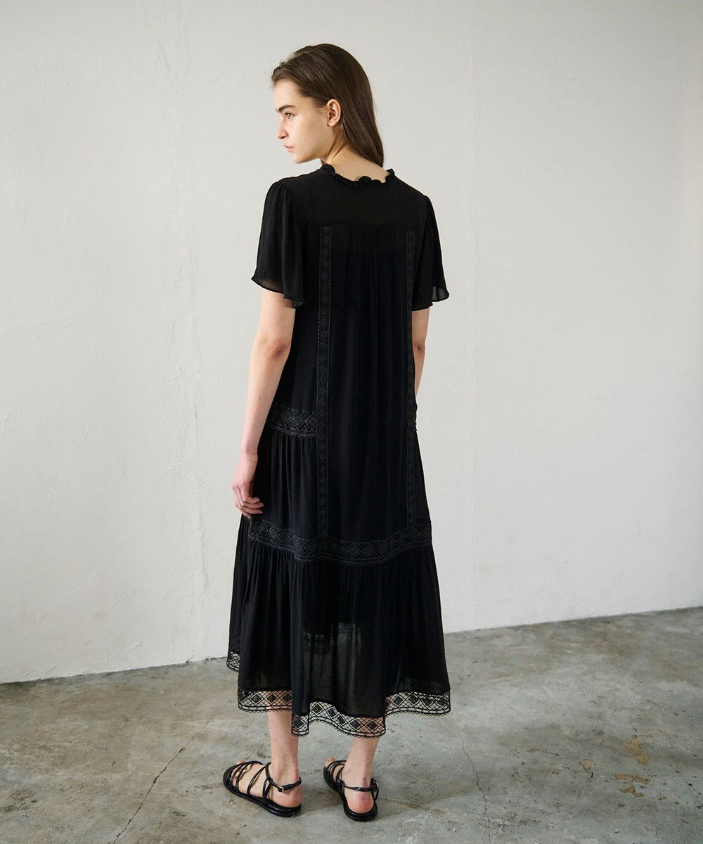 GRACE CONTINENTAL レースコンビカフタンワンピース