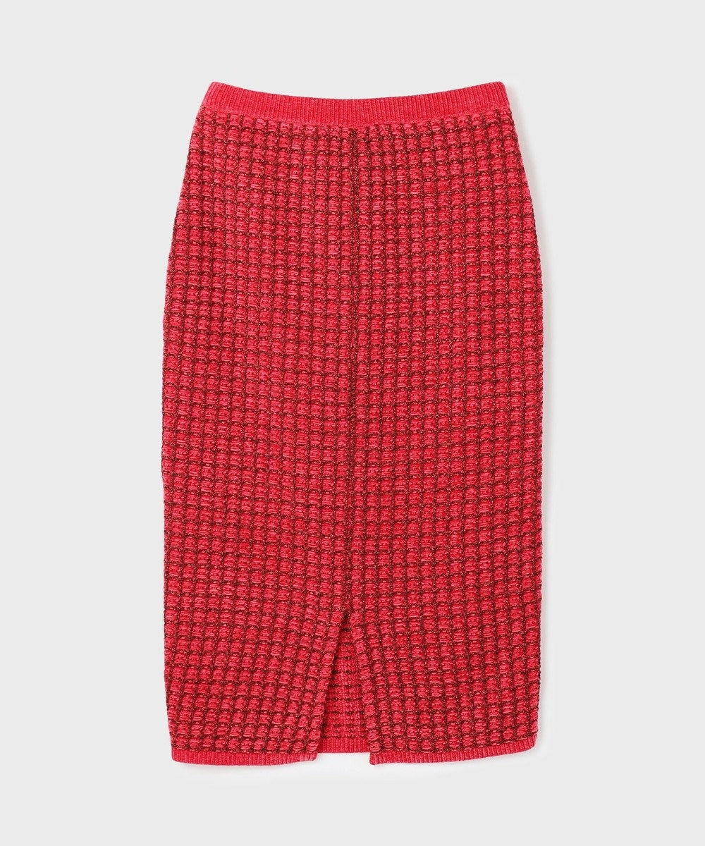 GRACE CONTINENTAL ツイードニットスカート