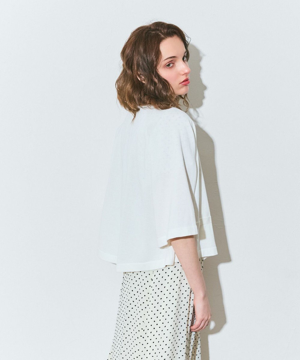 GRACE CONTINENTAL ハイツイストコットンカーディガン 