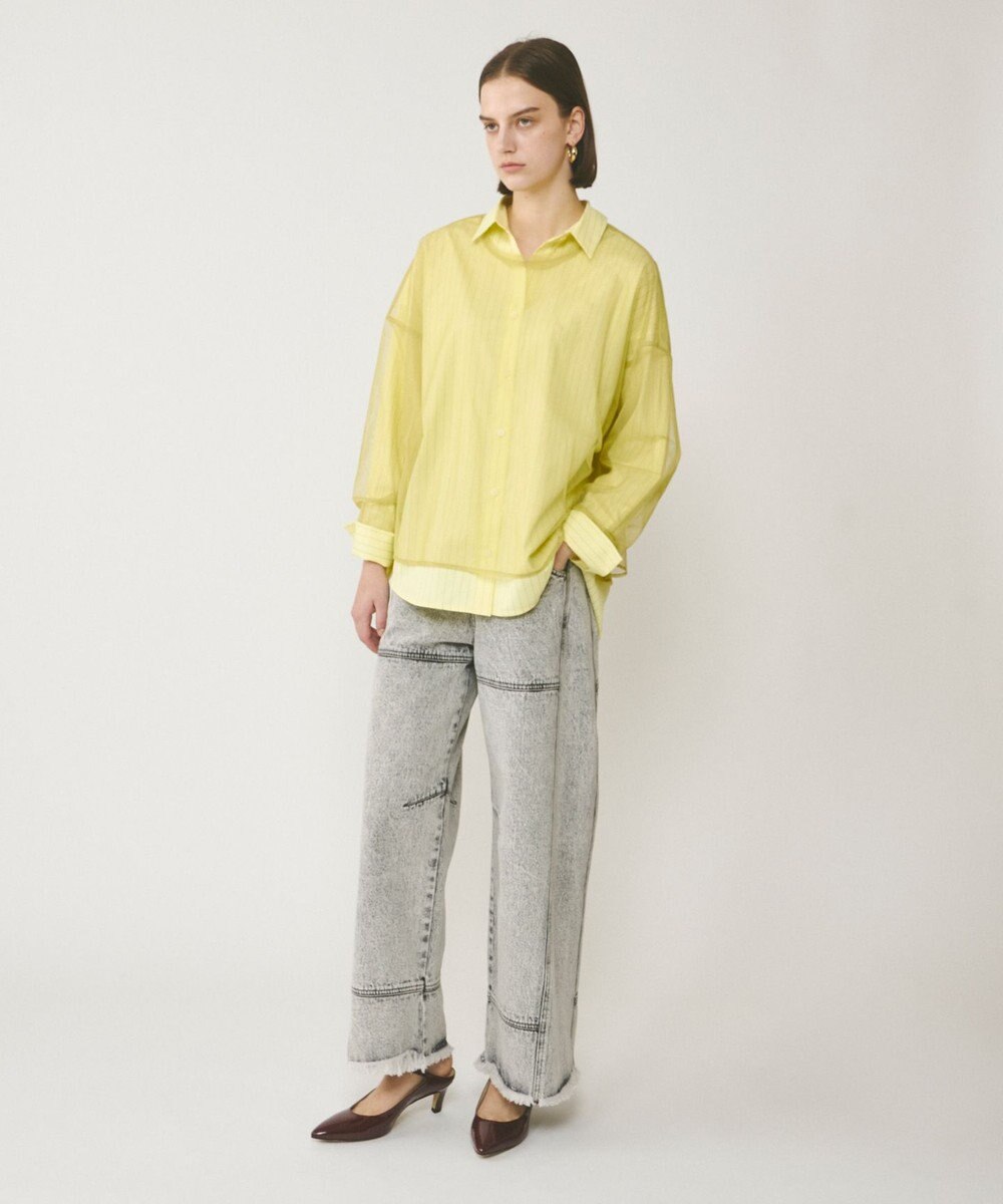 GRACE CONTINENTAL チュールレイヤードシャツ