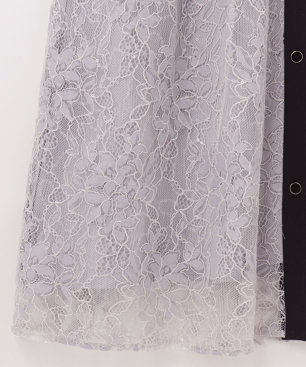 GRACE CONTINENTAL レーススパンコールワンピース 