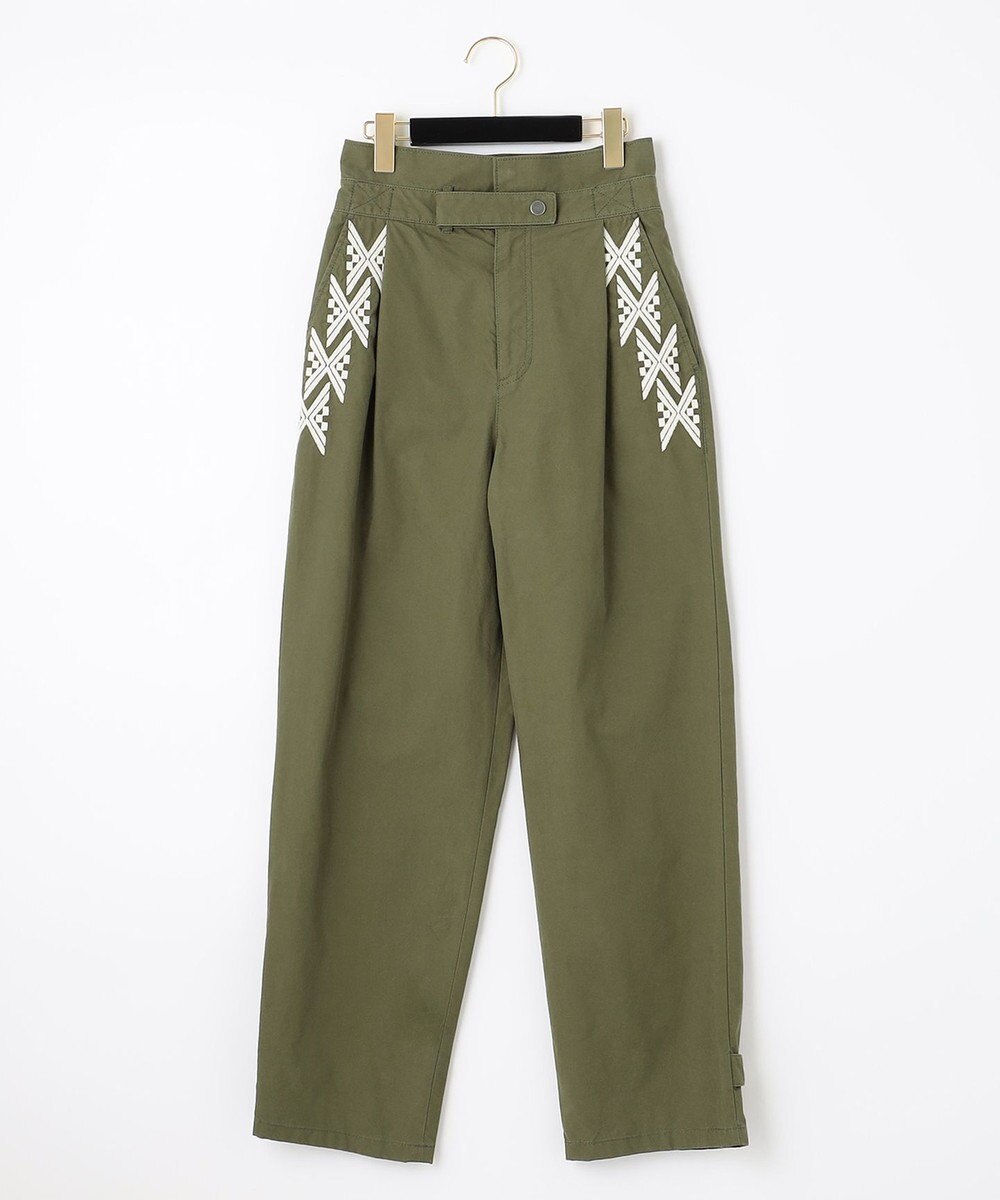 刺繍テーパードパンツ グレースコンチネンタル