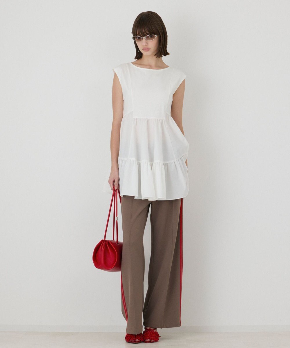 GRACE CONTINENTAL フレア切替カットトップ 