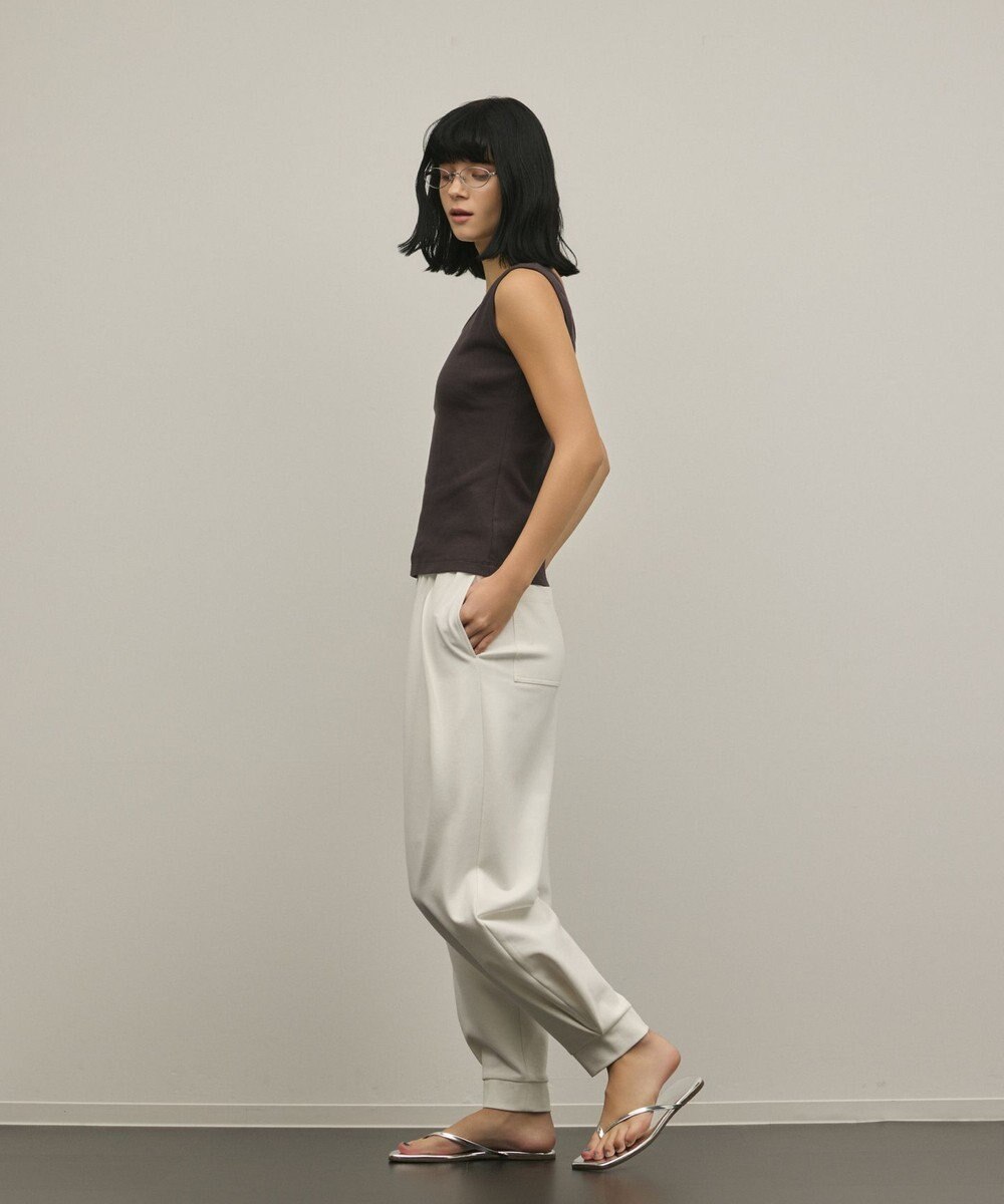 GRACE CONTINENTAL テレコノースリーブトップ 