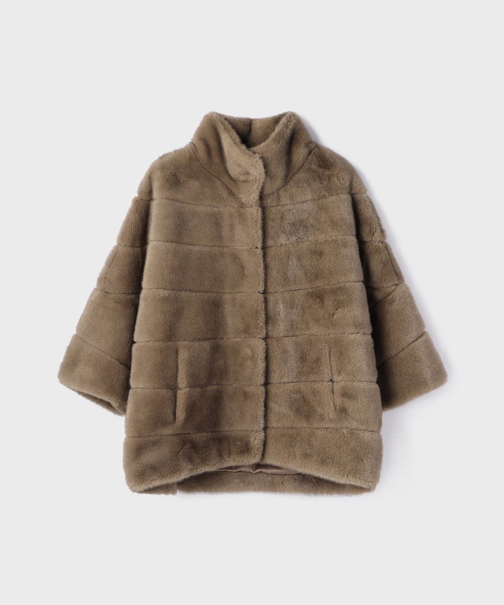 GRACE CONTINENTAL 【LOU ANDREA】フェイクショートコート 