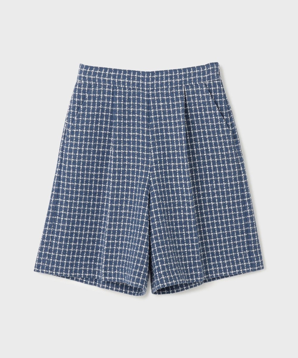 グレースコンチネンタル　チェックツイードノーカラー  【半ズボンのみ】 チェックツイードハーフパンツ / GRACE CONTINENTAL | GRACE