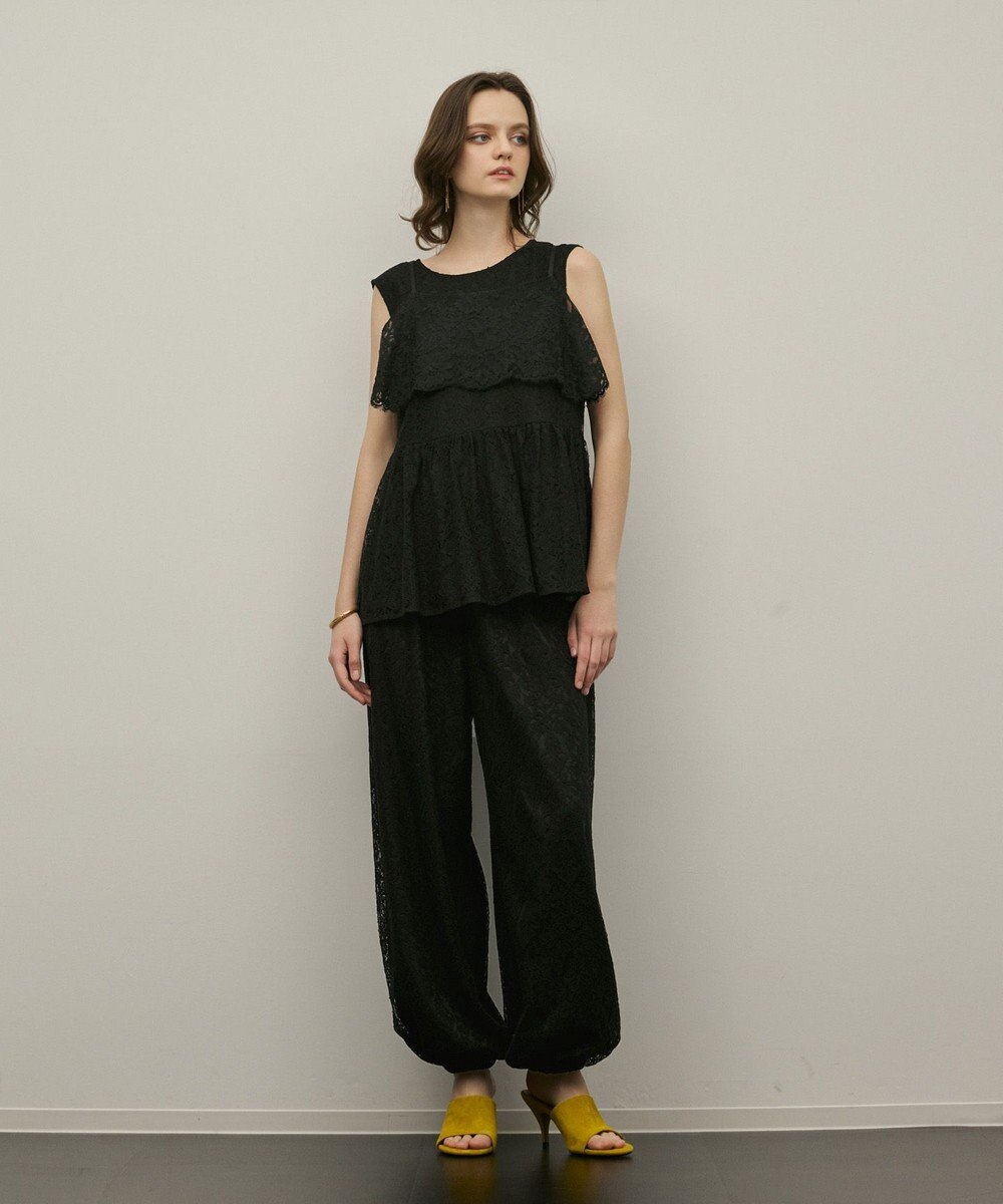 GRACE CONTINENTAL レイヤードレーストップ 