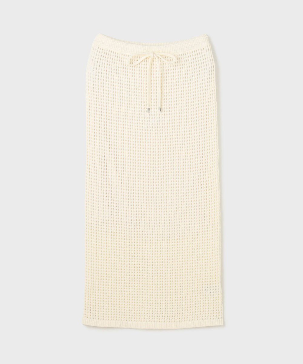 GRACE CONTINENTAL メッシュタイトニットスカート 