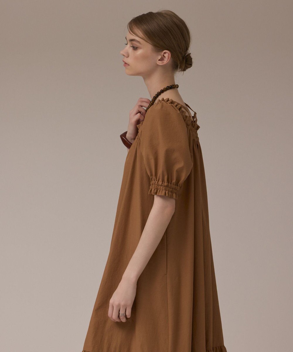 GRACE CONTINENTAL ギャザーロングワンピース 