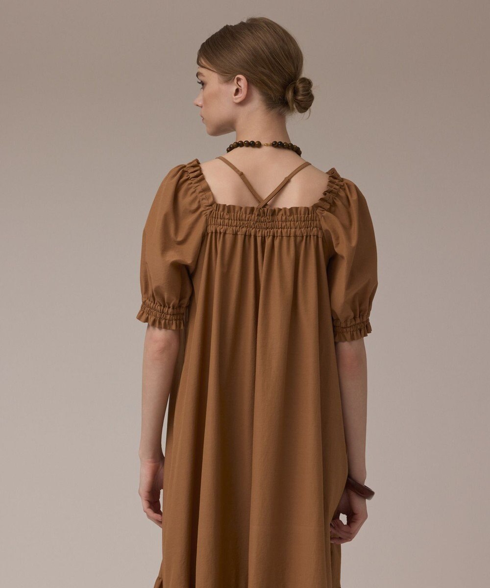 GRACE CONTINENTAL ギャザーロングワンピース 