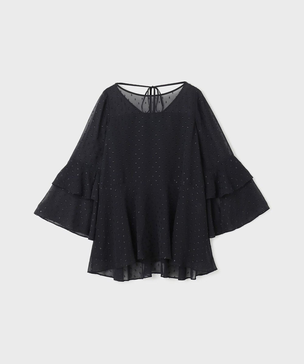 GRACE CONTINENTAL フィルムジャガードフリルトップ 