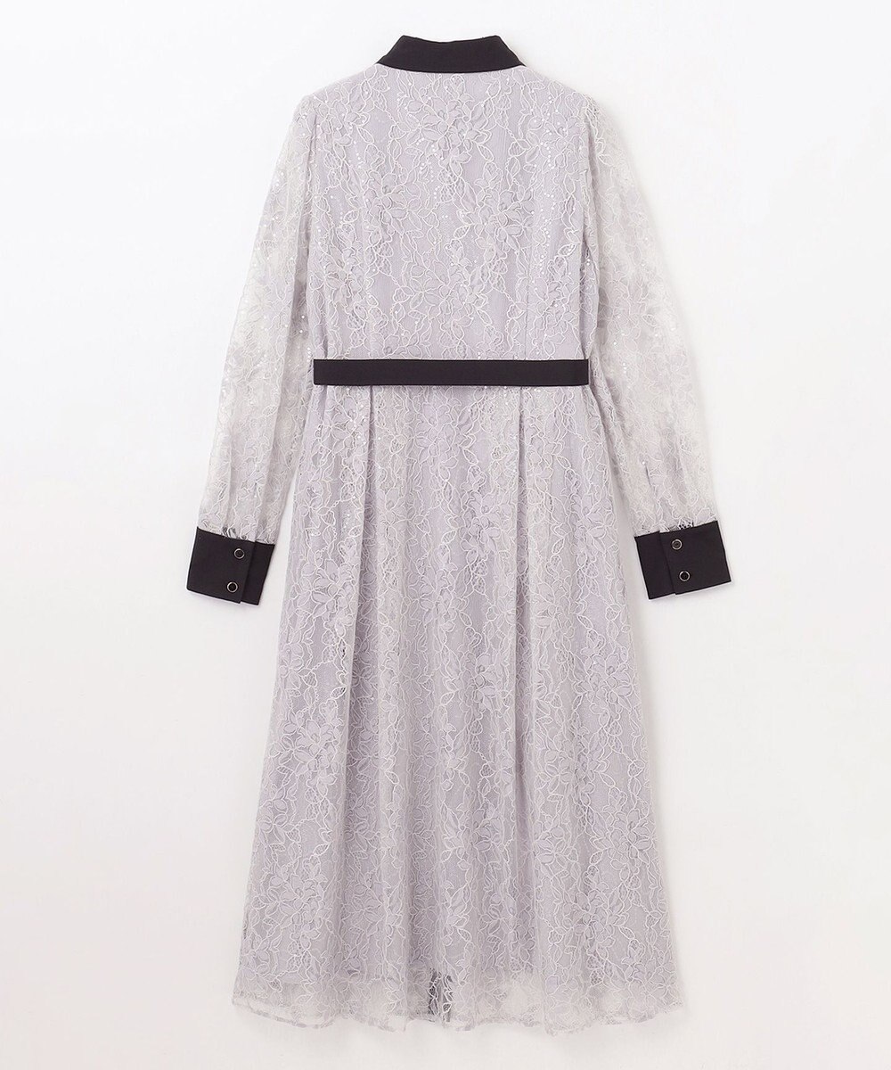 GRACE CONTINENTAL レーススパンコールワンピース 