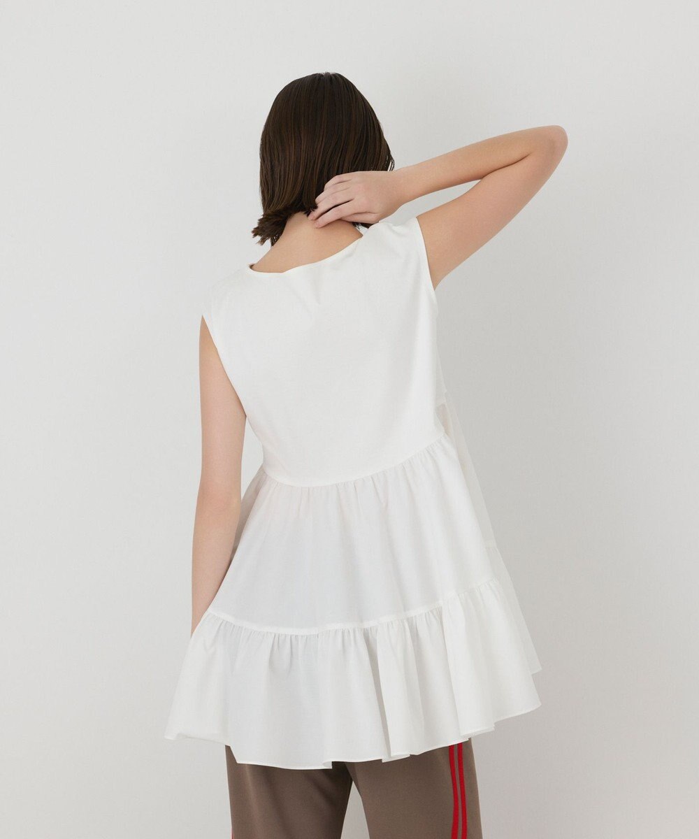GRACE CONTINENTAL フレア切替カットトップ 