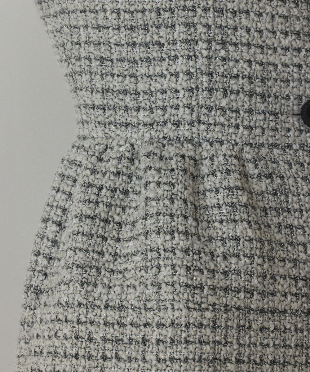 GRACE CONTINENTAL ツイードペプラムベスト 