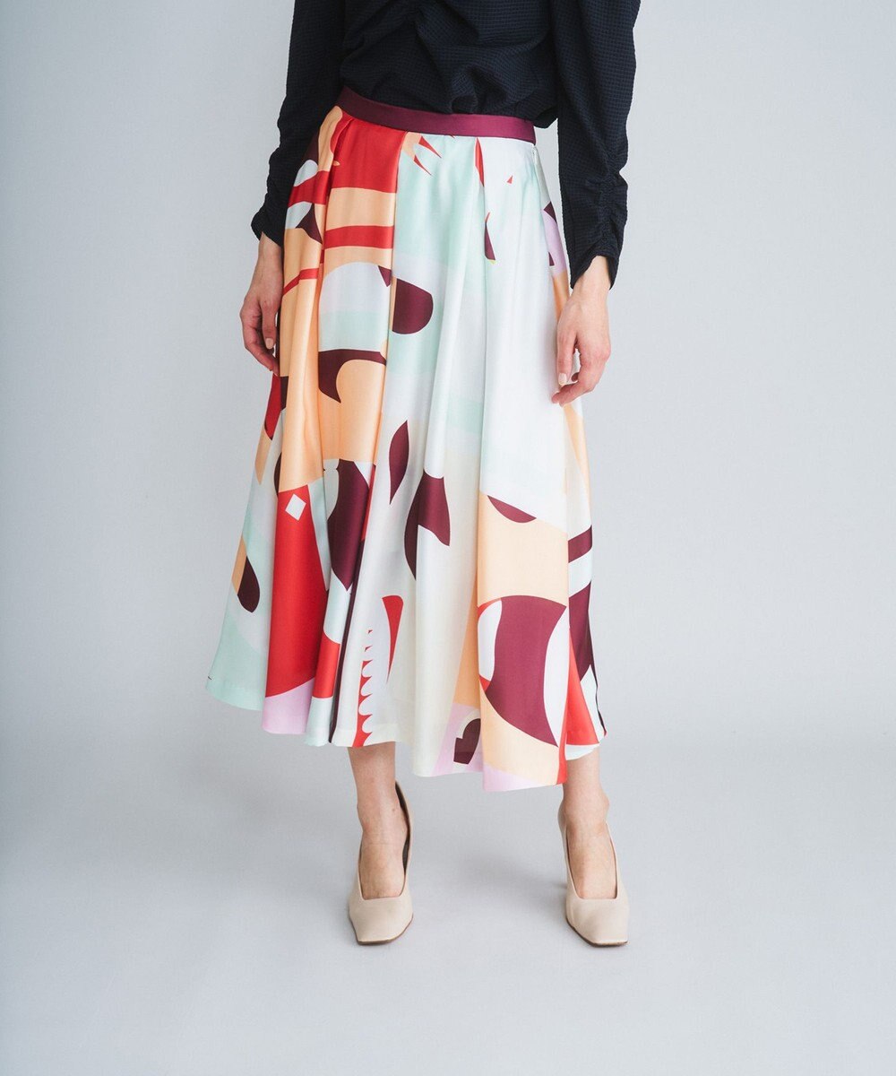 ボックスプリーツフレアスカート Grace Continental Grace Continental グレースコンチネンタル 通販 ボックスプリーツフレアスカート Grace Continental Grace Continental グレースコンチネンタル 通販