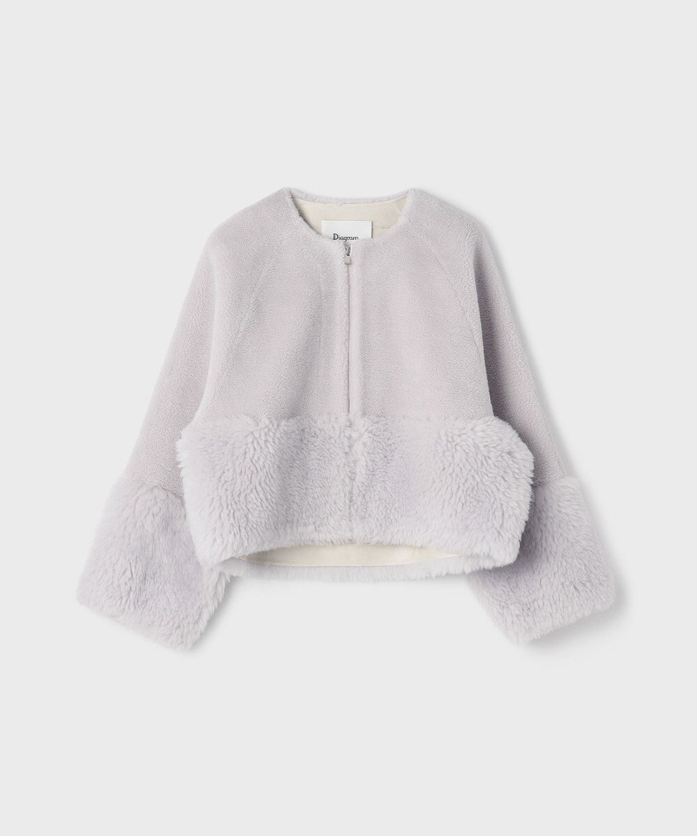 GRACE CONTINENTAL ウールボアジャケット 