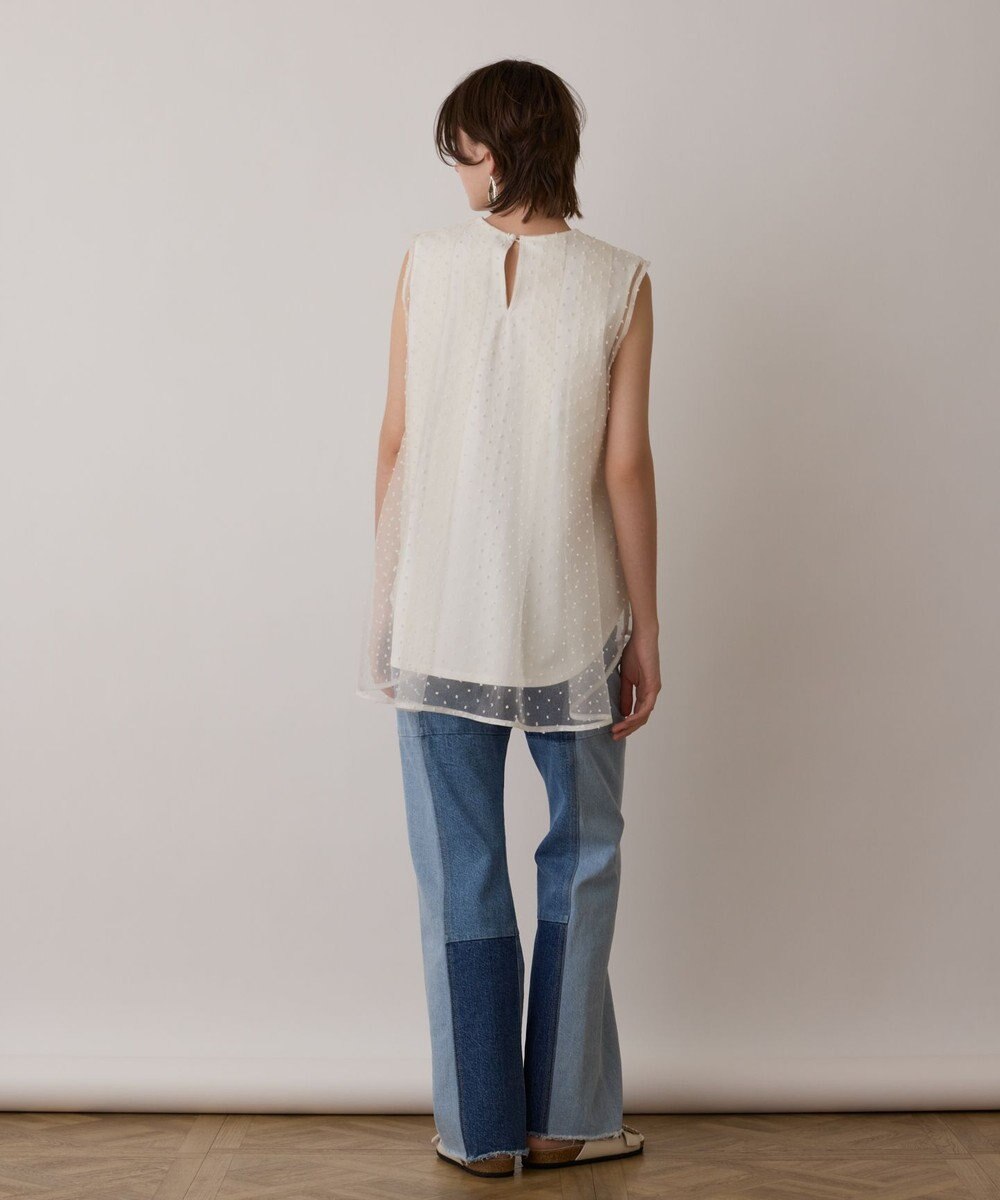 GRACE CONTINENTAL シアージャガードカットトップ 