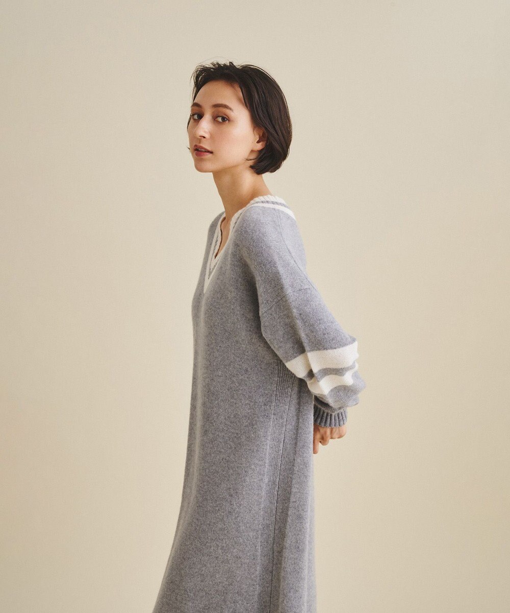 チルデンロングニットワンピース Grace Continental Grace Continental グレースコンチネンタル 通販 チルデンロングニットワンピース Grace Continental Grace Continental グレースコンチネンタル 通販