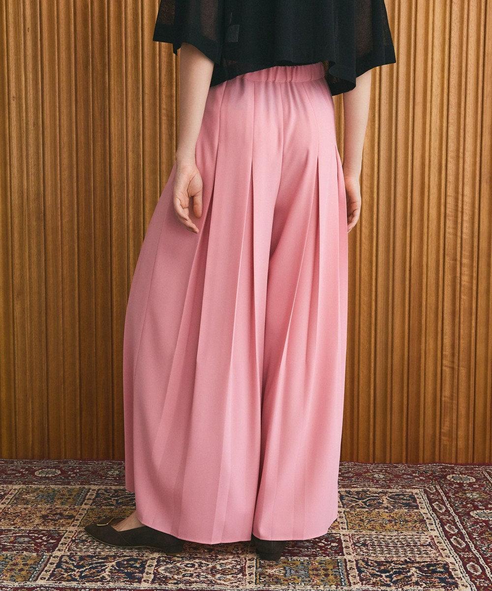 GRACE CONTINENTAL ボックスプリーツパンツ