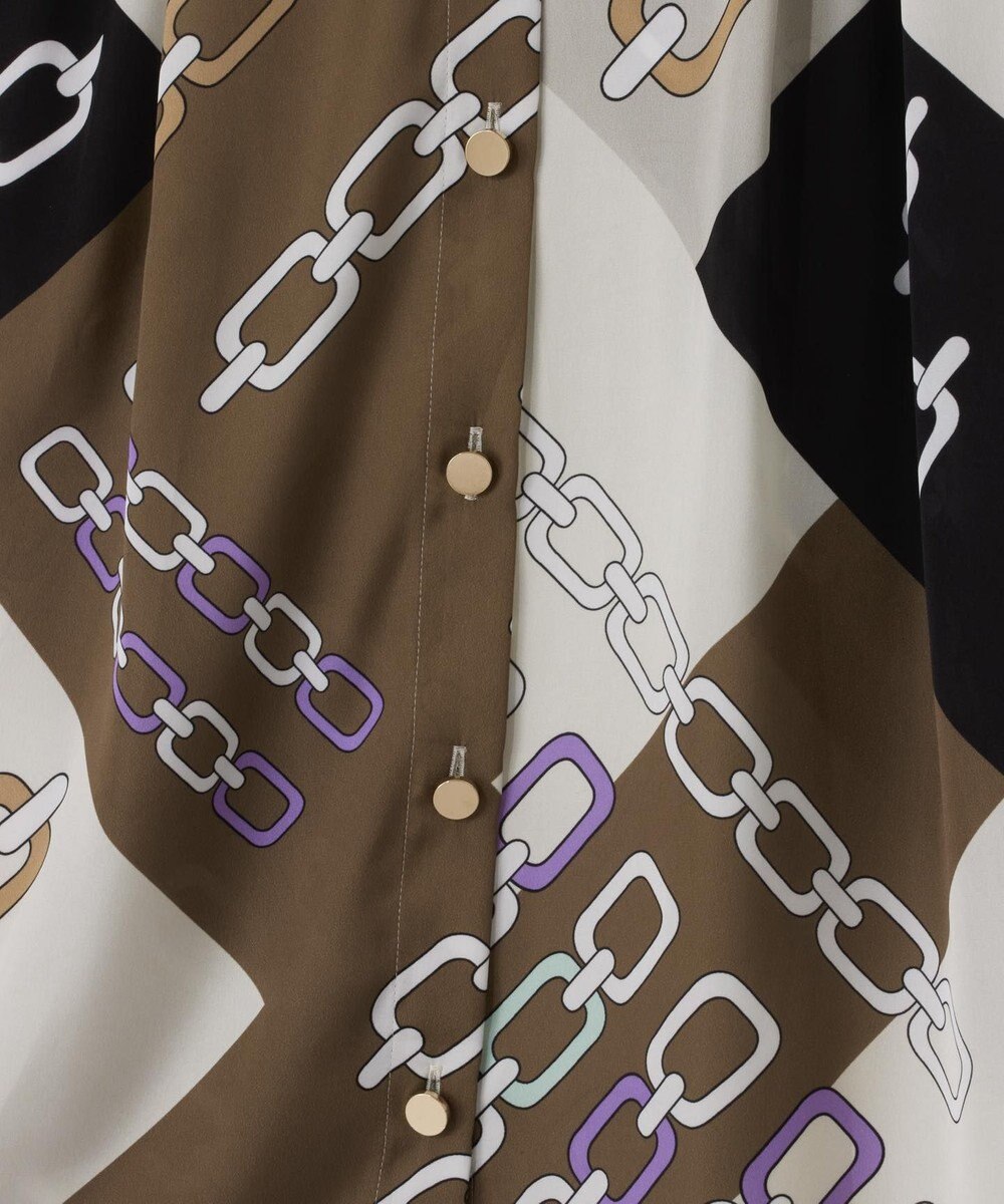 GRACE CONTINENTAL チェーンシャツドレス