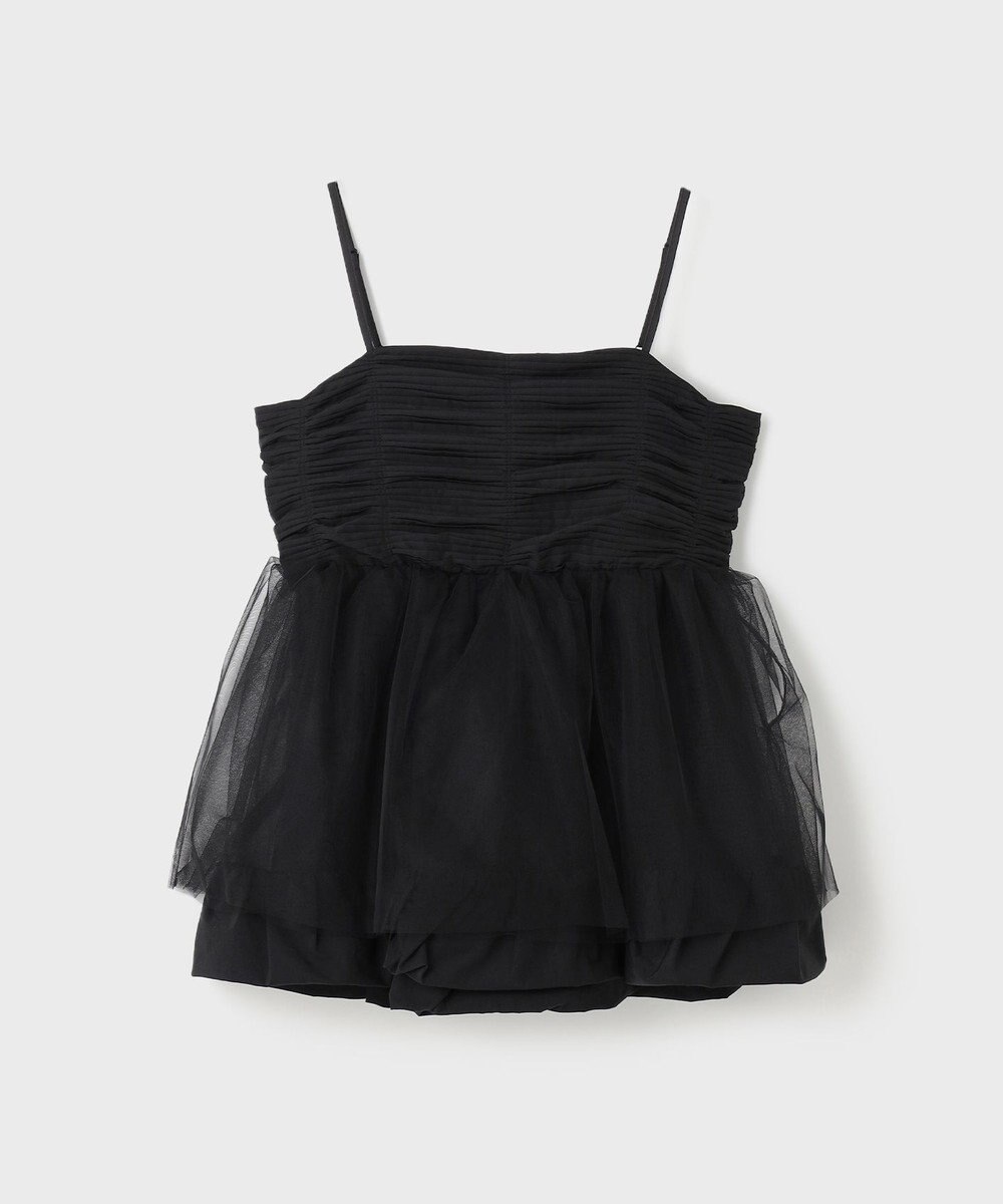 GRACE CONTINENTAL タフタチュールキャミ 