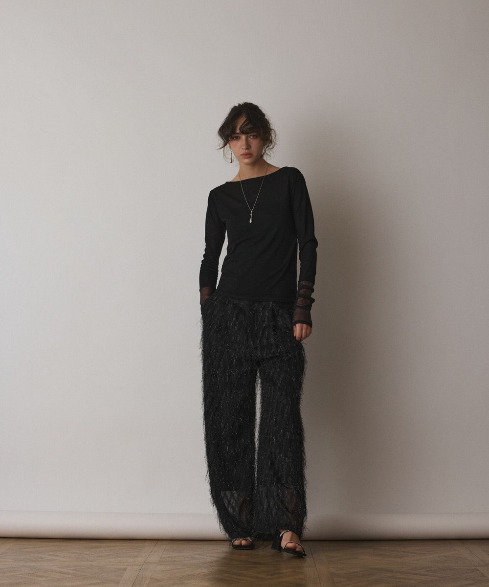 GRACE CONTINENTAL シアーアセテートカットトップ