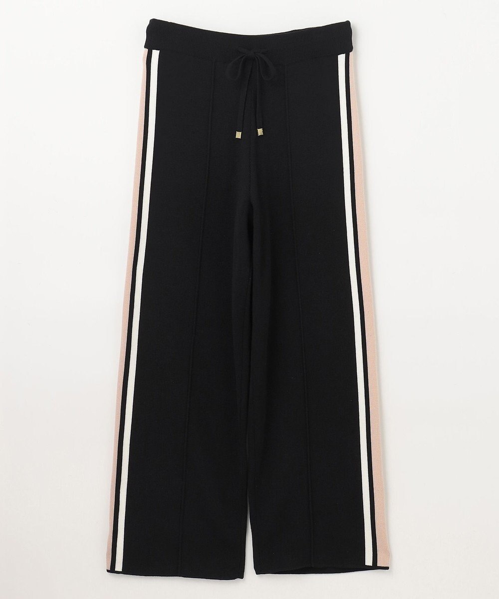 GRACE CONTINENTAL サイドラインニットパンツ