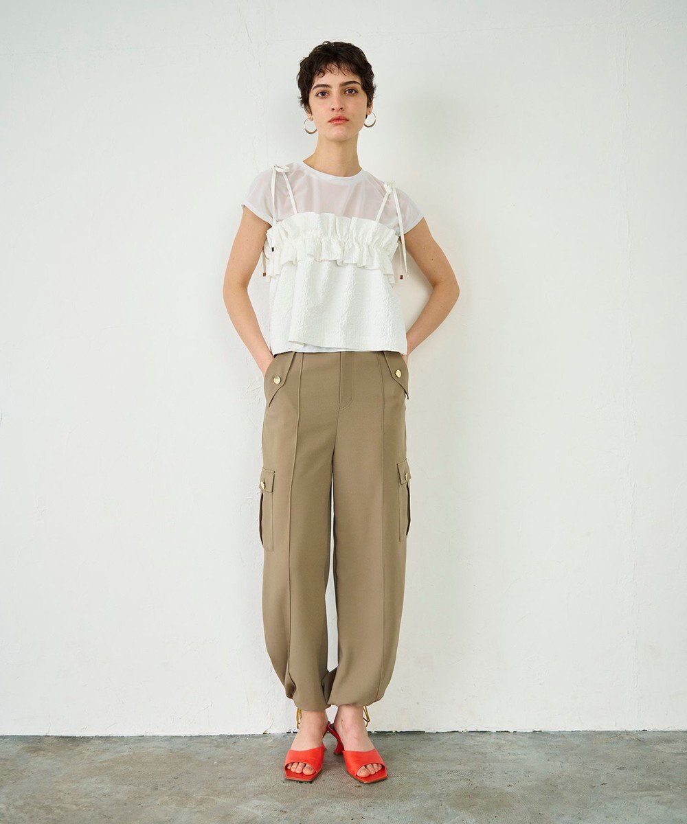 GRACE CONTINENTAL ビスチェチュールトップ