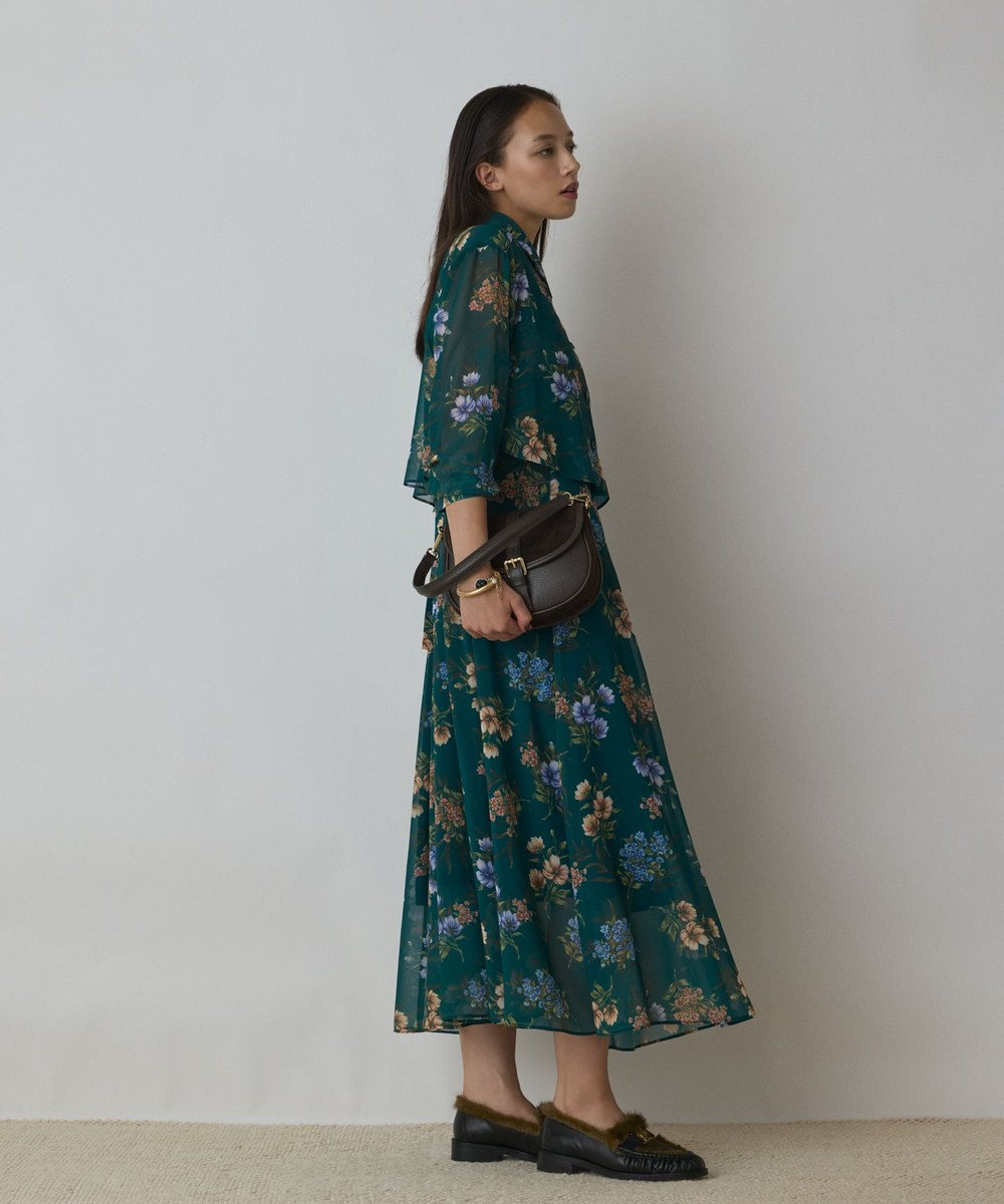 GRACE CONTINENTAL プリントセットアップワンピース