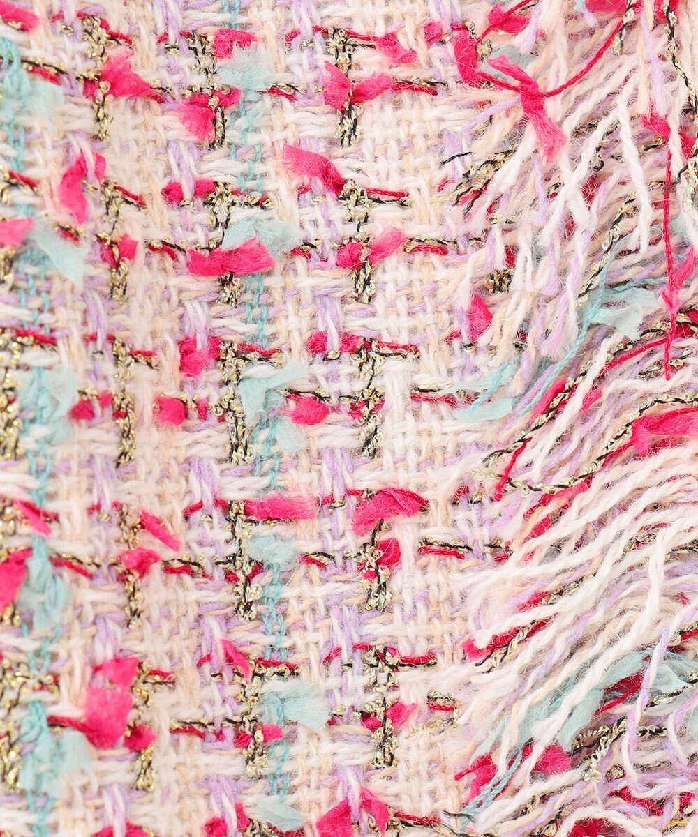 GRACE CONTINENTAL フリンジツイードジャケット 