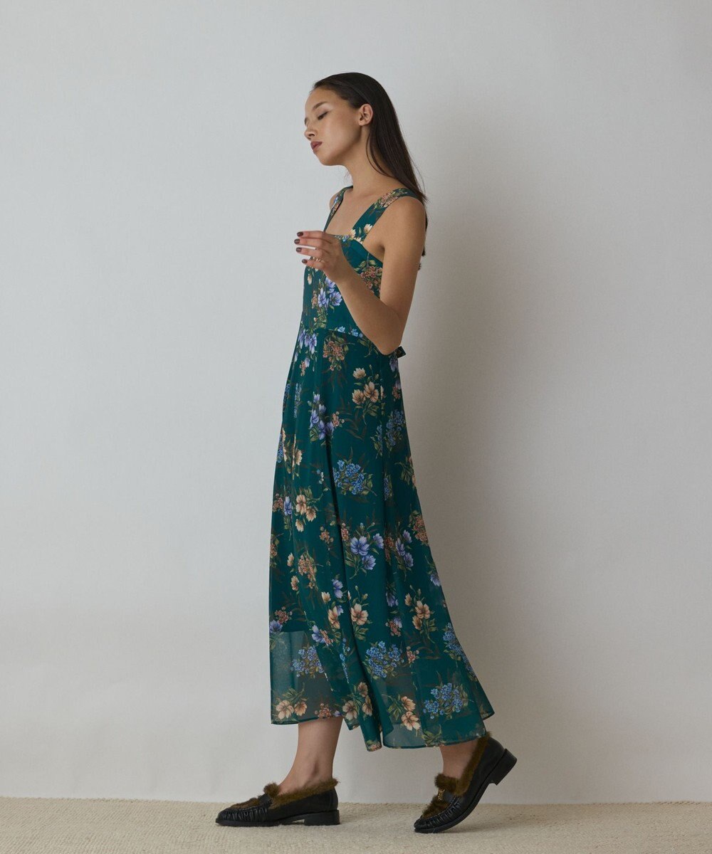 GRACE CONTINENTAL プリントセットアップワンピース 