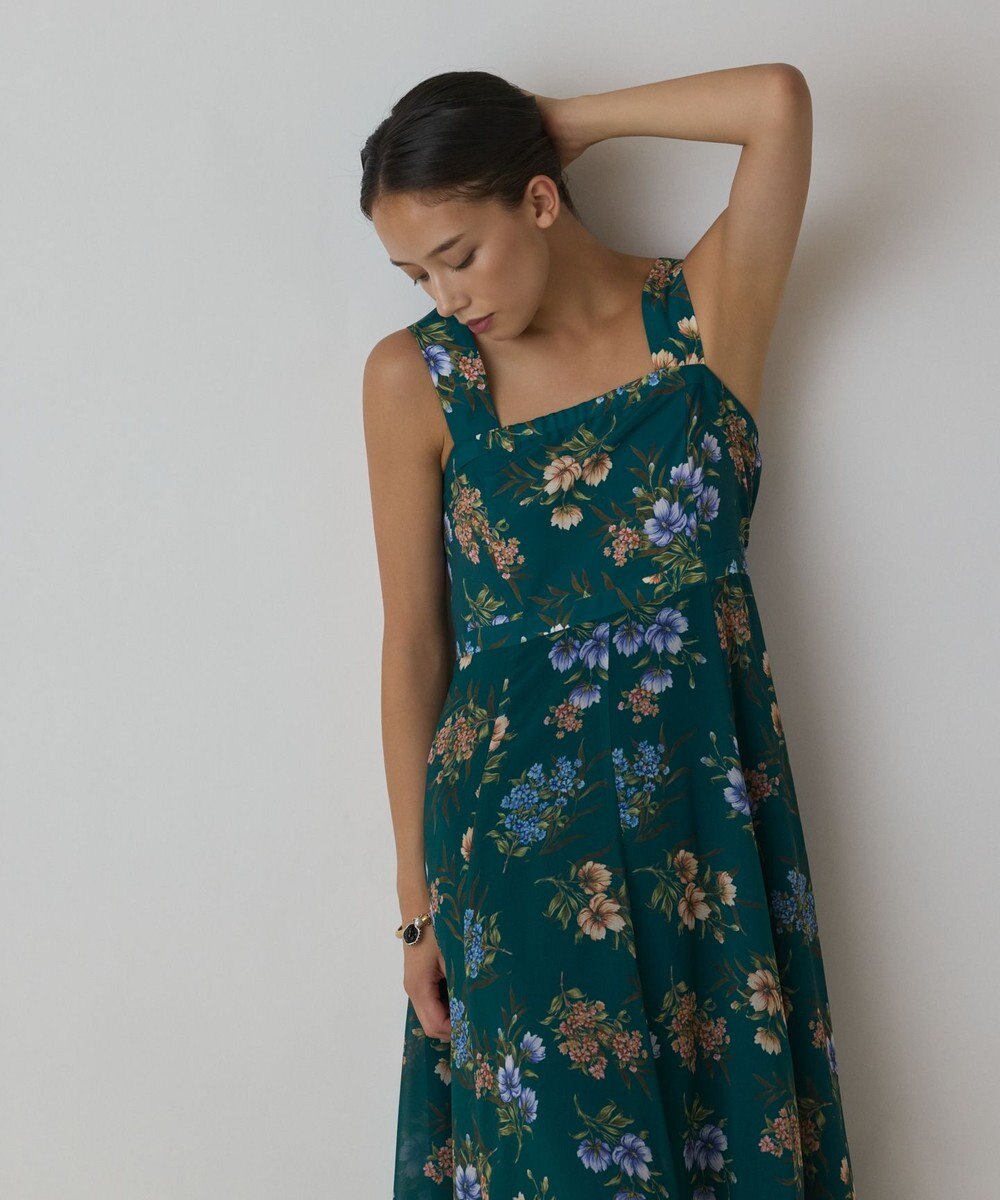 GRACE CONTINENTAL プリントセットアップワンピース 