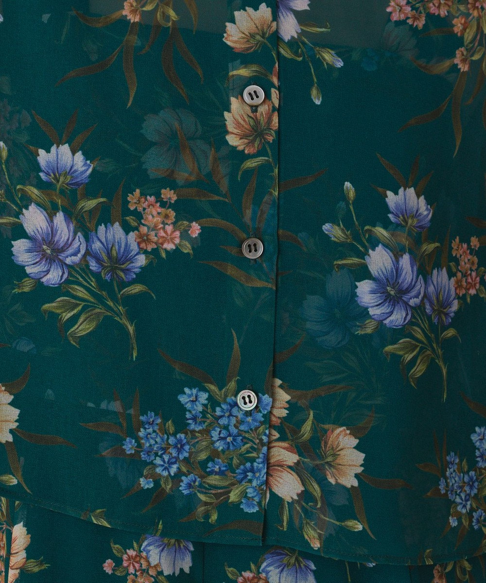 GRACE CONTINENTAL プリントセットアップワンピース 