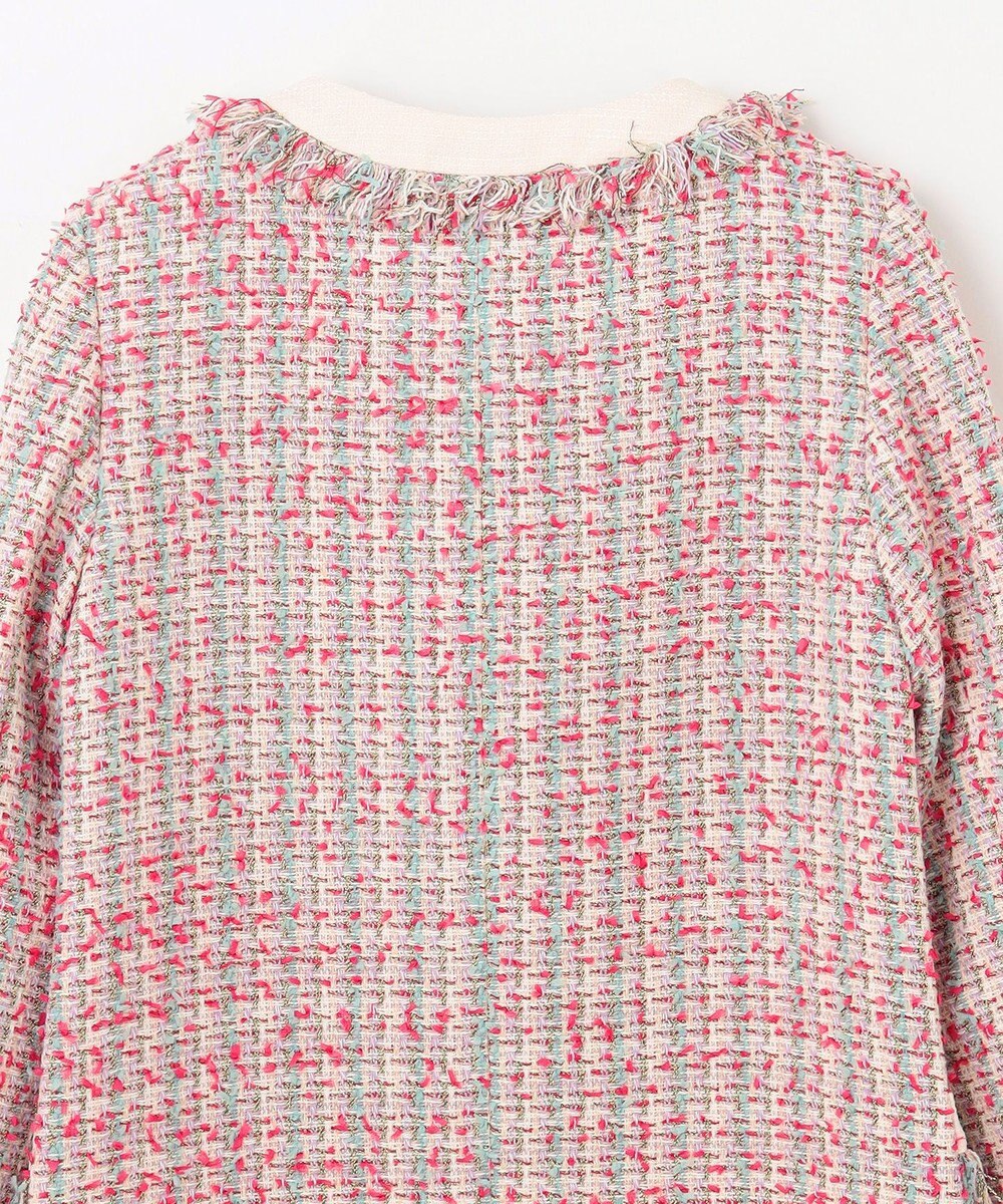 GRACE CONTINENTAL フリンジツイードジャケット 