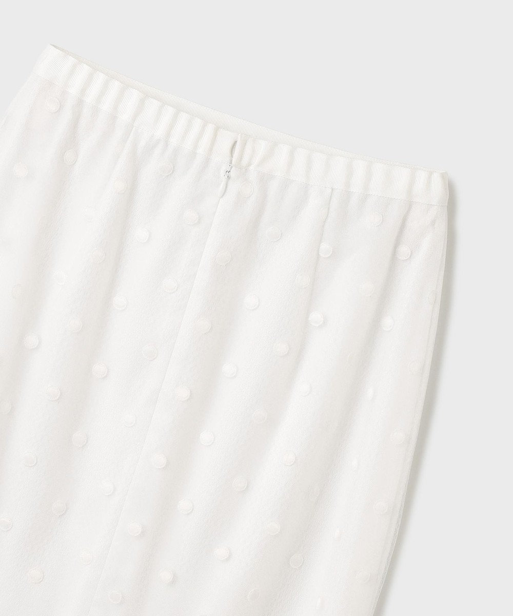 GRACE CONTINENTAL ドットチュールタイトスカート