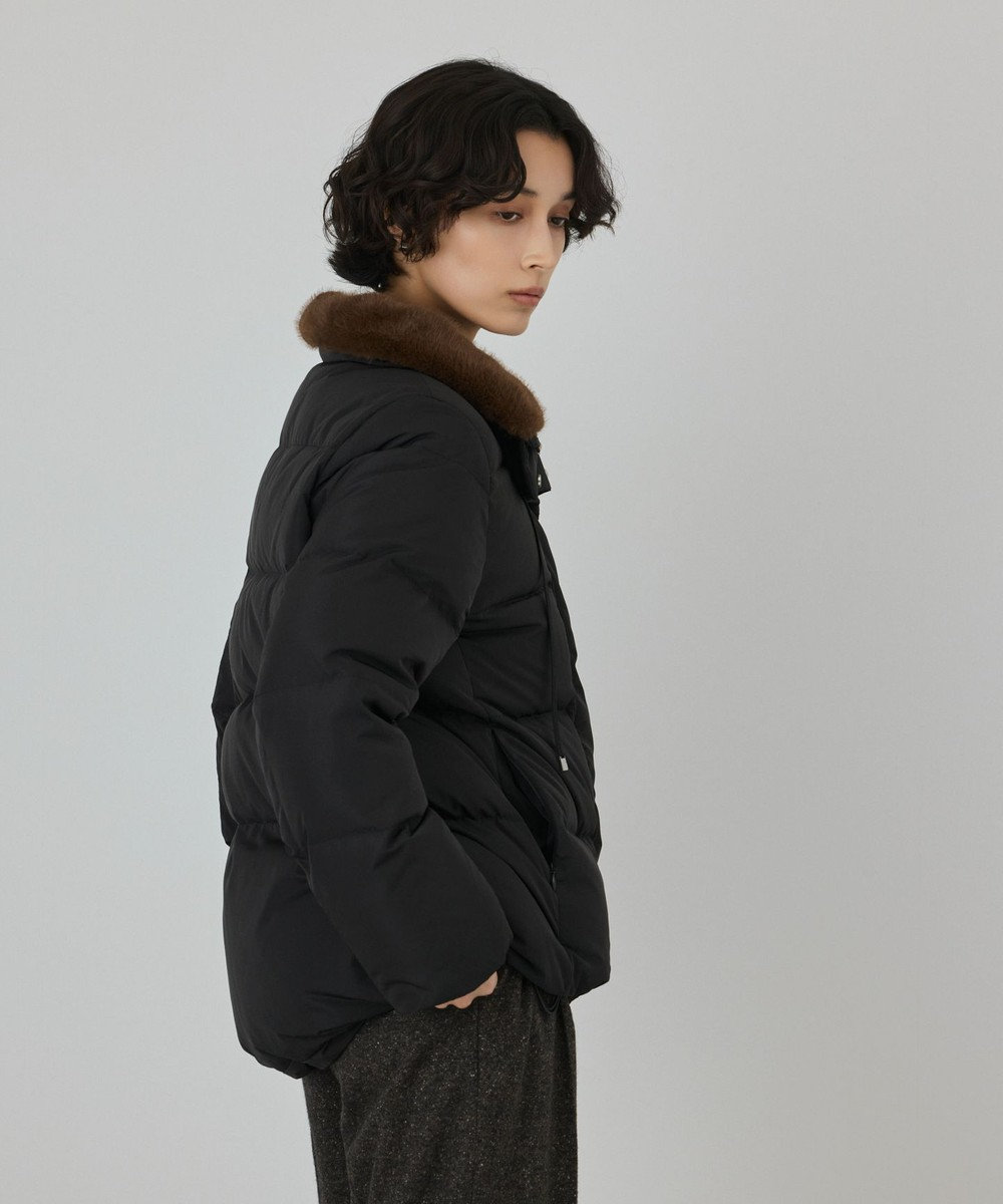 GRACE CONTINENTAL ファー衿ダウンコート 