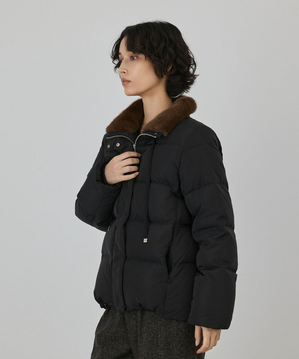 GRACE CONTINENTAL ファー衿ダウンコート 