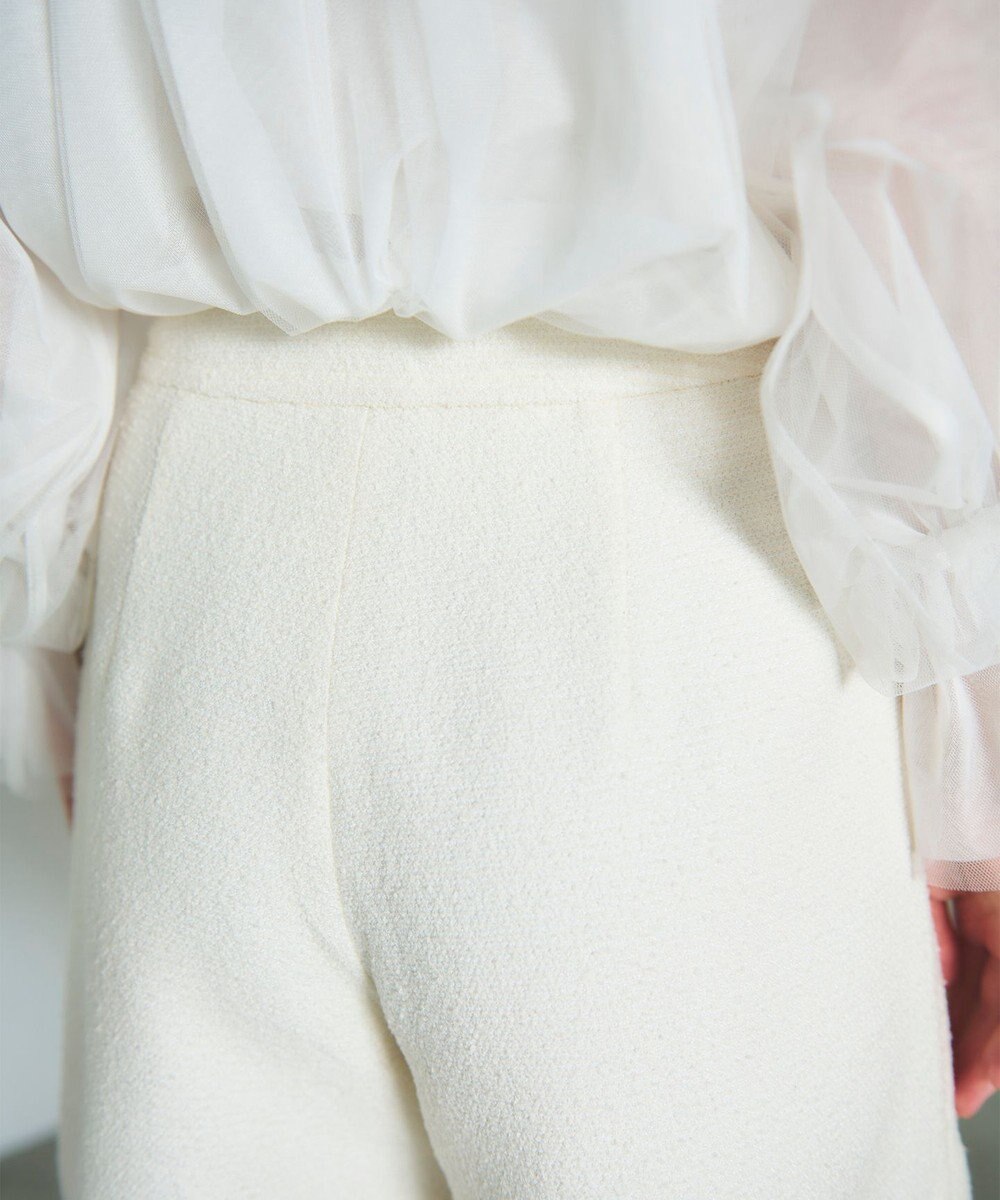 GRACE CONTINENTAL ツイードラップショートパンツ 