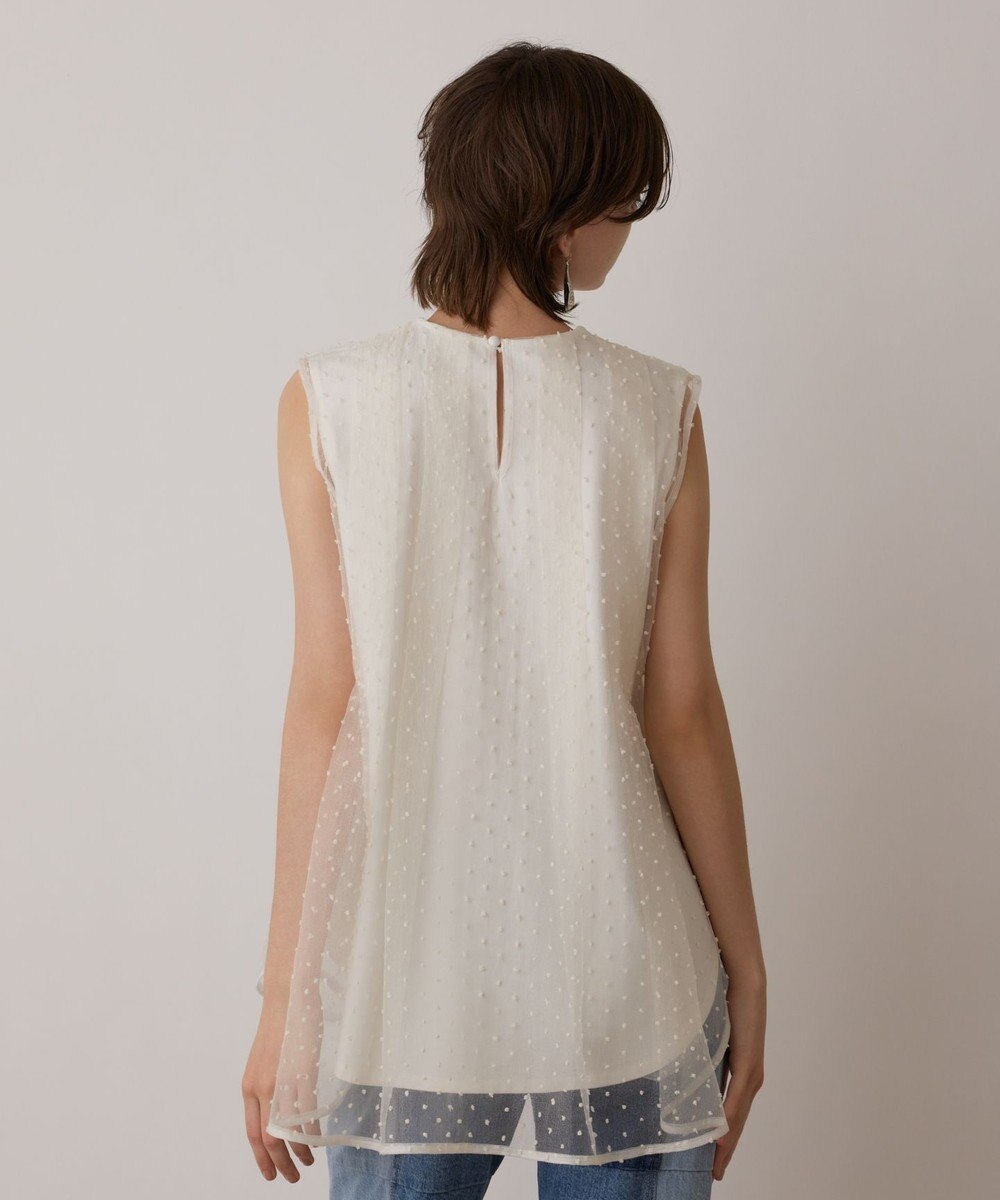 GRACE CONTINENTAL シアージャガードカットトップ