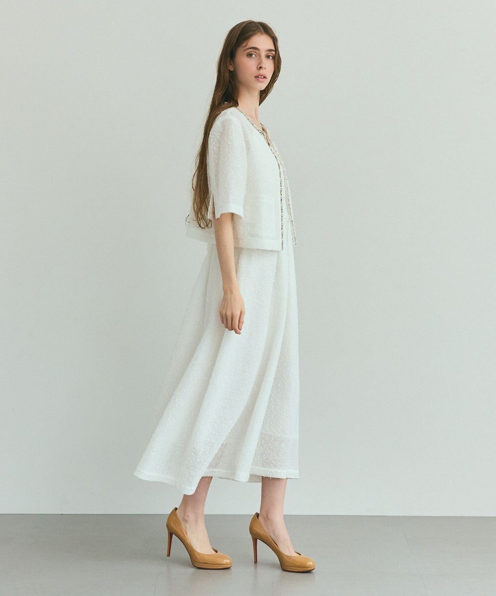 GRACE CONTINENTAL メッシュツイードジャケット 