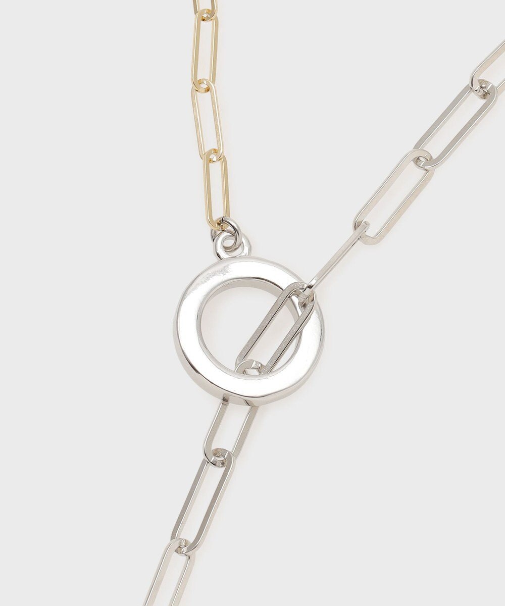 GRACE CONTINENTAL バイカラーロングネックレス 