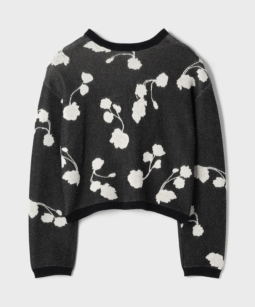 GRACE CONTINENTAL フクレジャガードニットカーディガン 