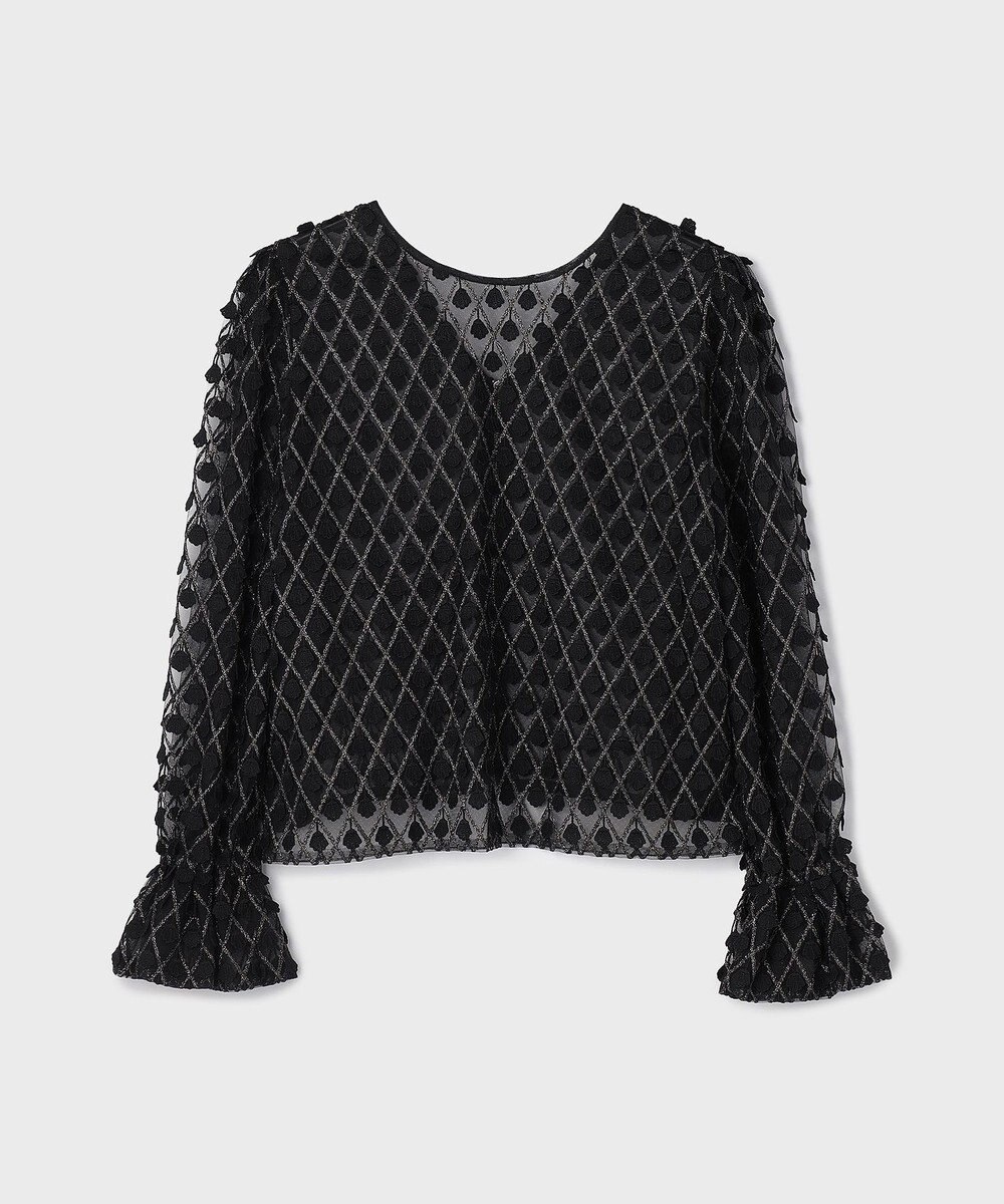 GRACE CONTINENTAL モチーフチュールブラウス 