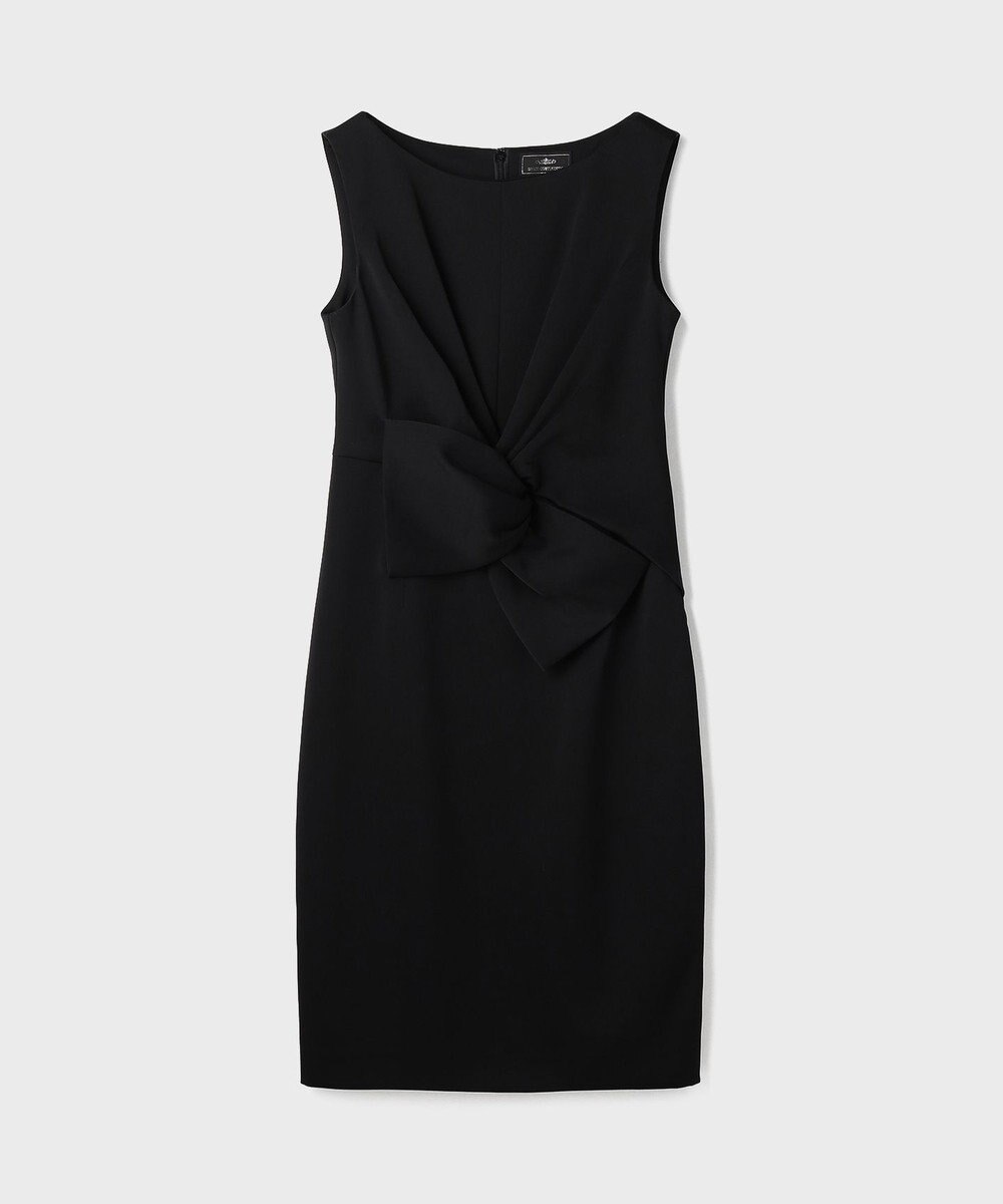 GRACE CONTINENTAL サテンクロスドレープワンピース 