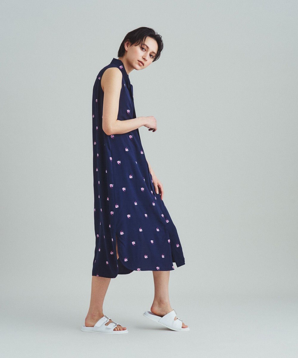 GRACE CONTINENTAL エンゼルフィッシュジャガードワンピース 