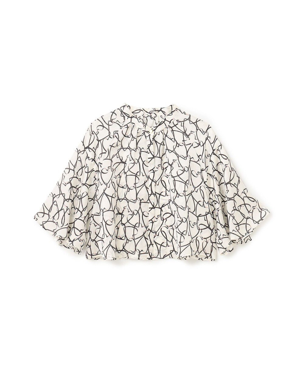 GRACE CONTINENTAL ラインハートケープブラウス 