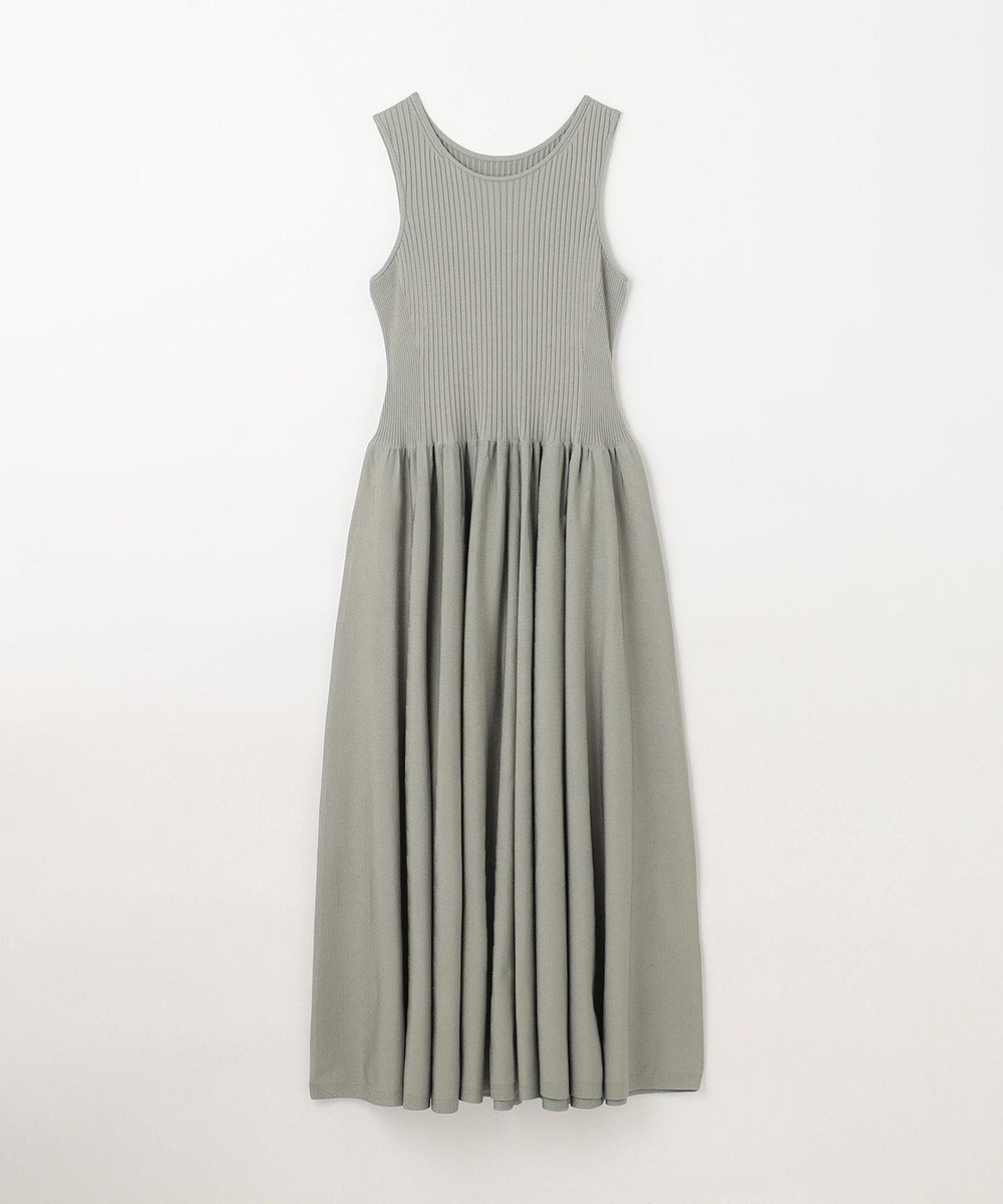 GRACE CONTINENTAL アメスリニットギャザーワンピース