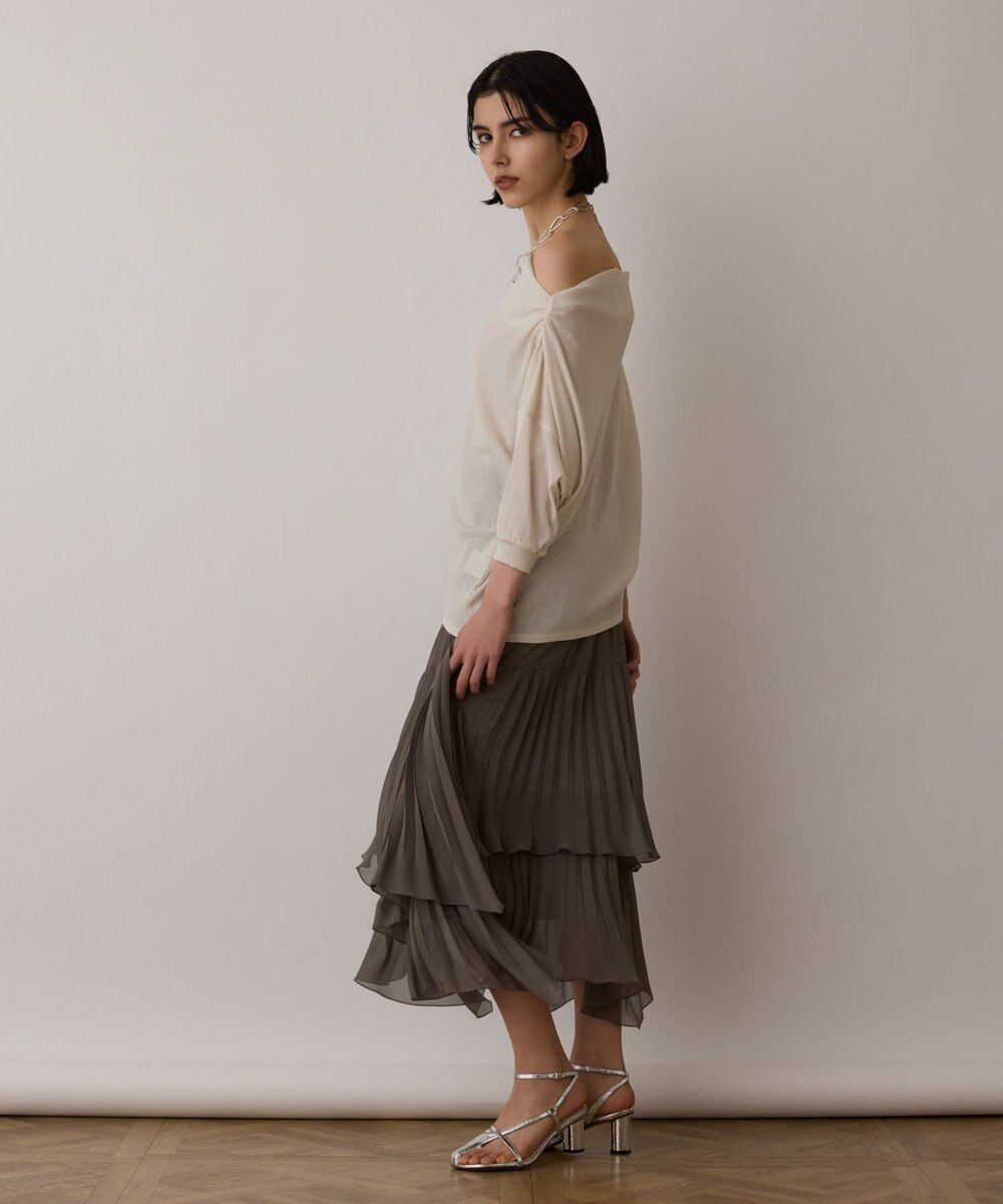 GRACE CONTINENTAL ドレープカットトップ