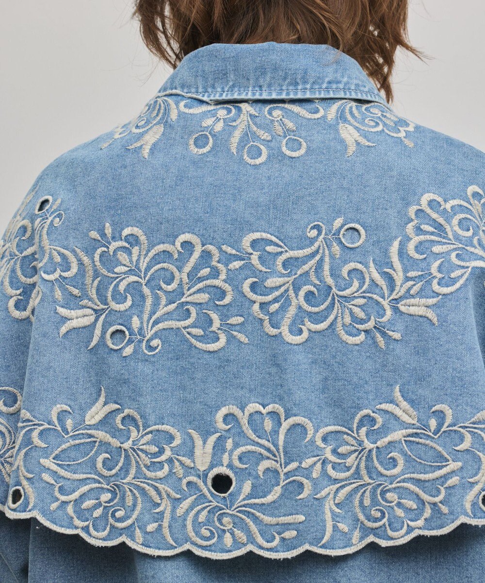 GRACE CONTINENTAL ケープ付カバーオールジャケット 