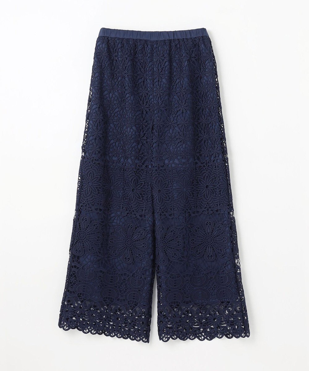 GRACE CONTINENTAL レースストレートパンツ 